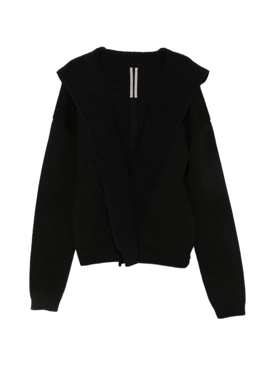 Black hoodie, front view