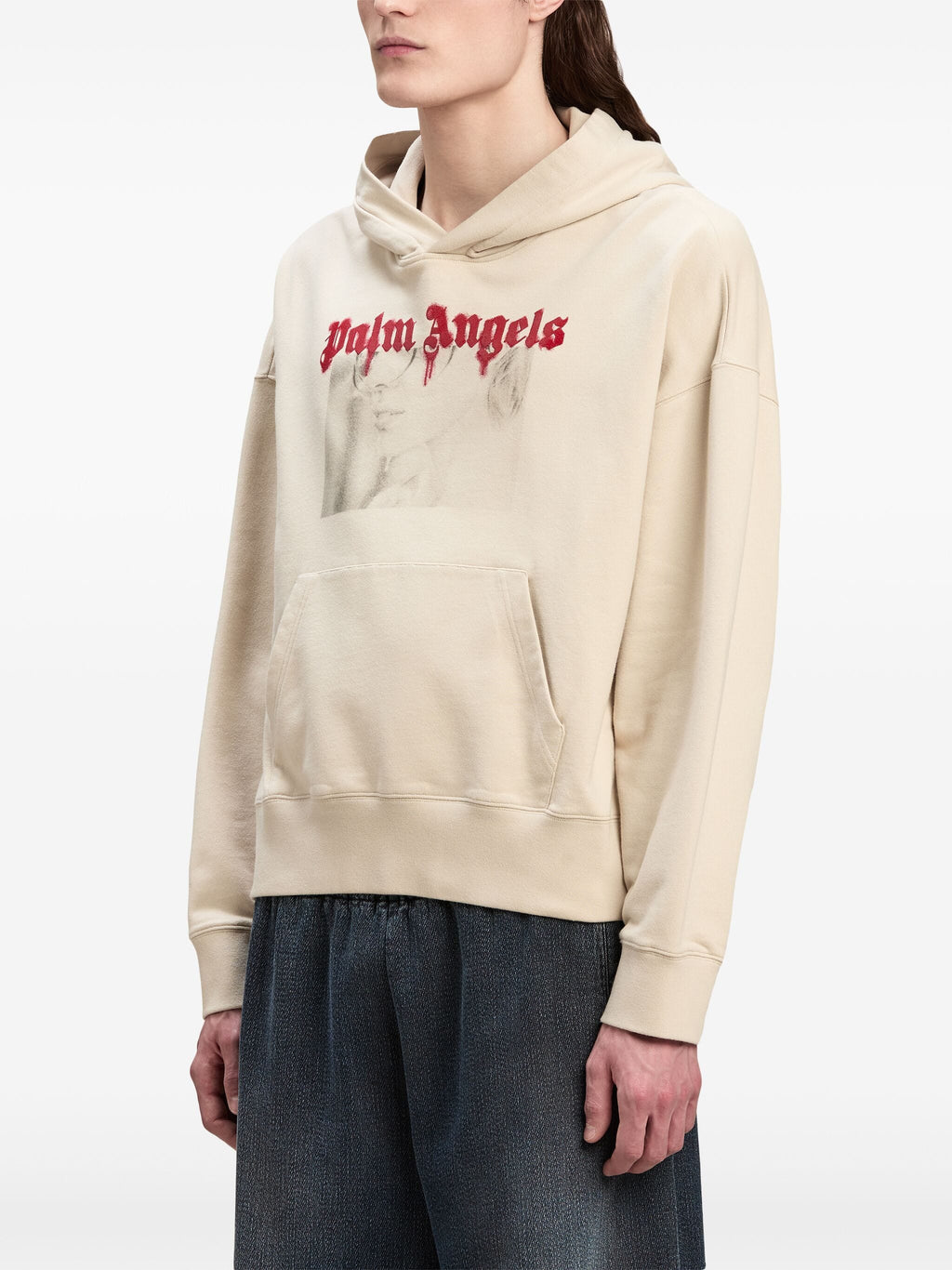 PALM ANGELS - Men Portrait Pencil Hoody