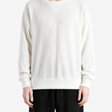 Tan hoodie, full body view