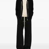 Black hoodie, full body view