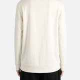 Tan knitwear, full body view