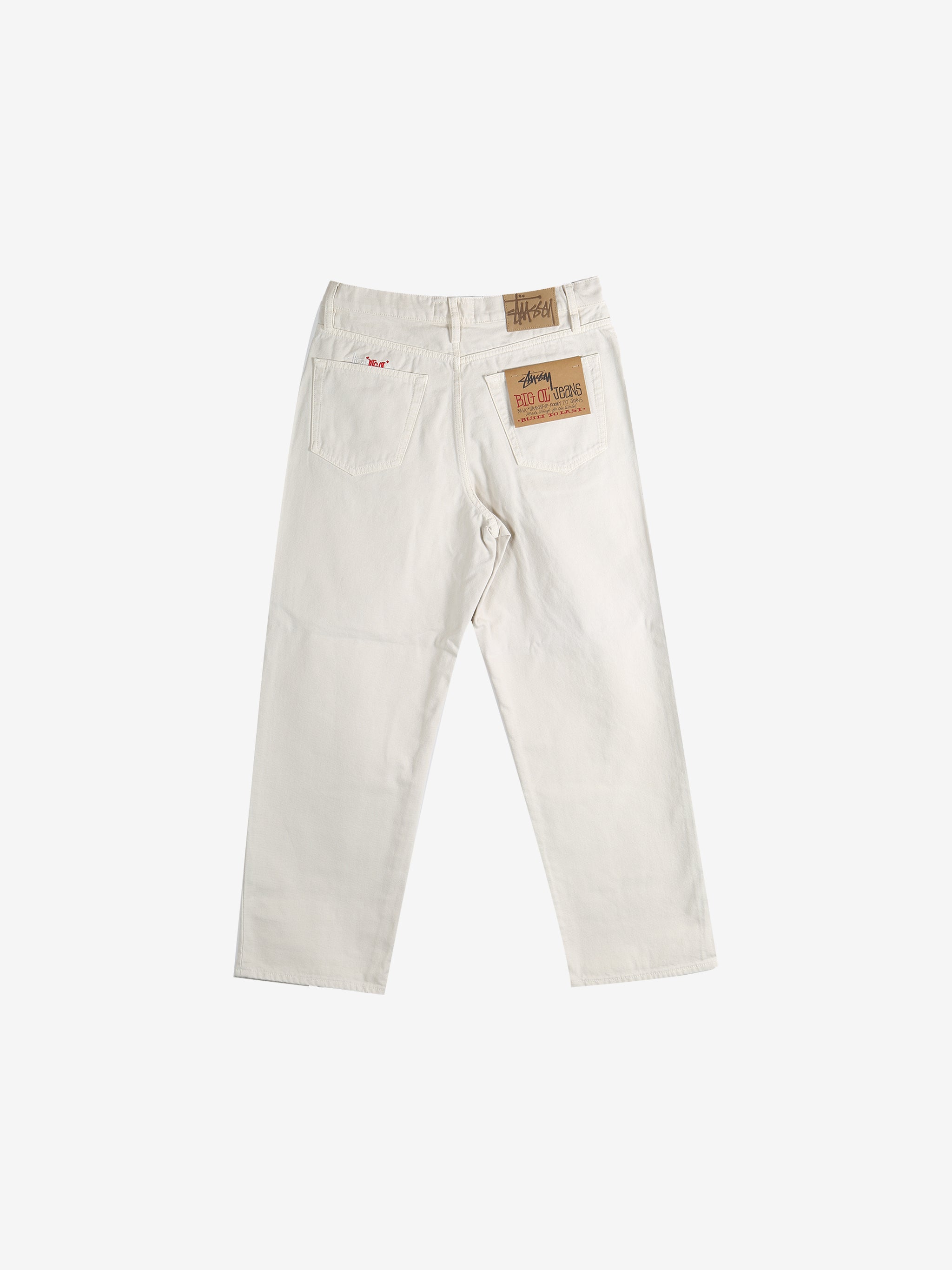 White jeans,back view