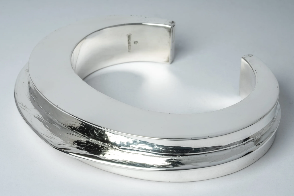 PARTS OF FOUR Crescent Folded Bracelet (Distortion Blade, 1 fold, 15mm, YS)