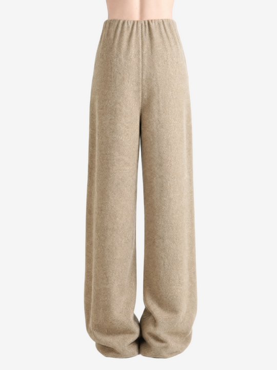 Tan pants, full body view
