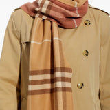 Brown scarf, front view