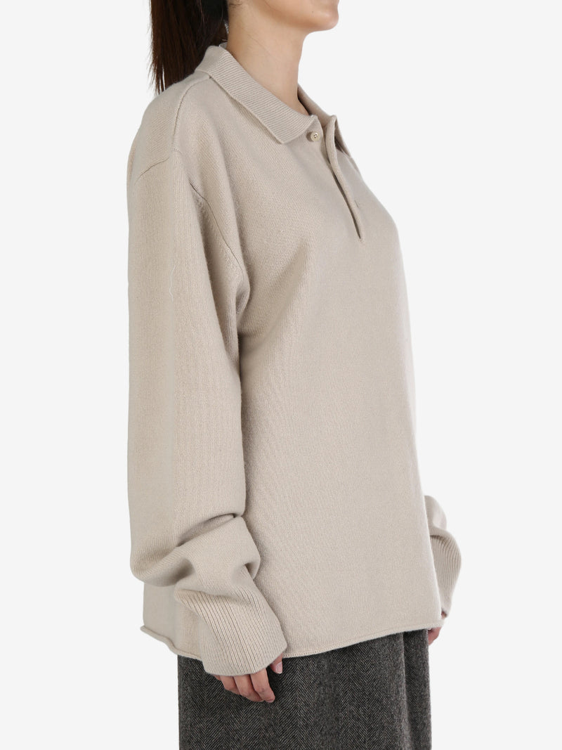 EXTREME CASHMERE Unisex N°357 Marylebone Polo Sweater