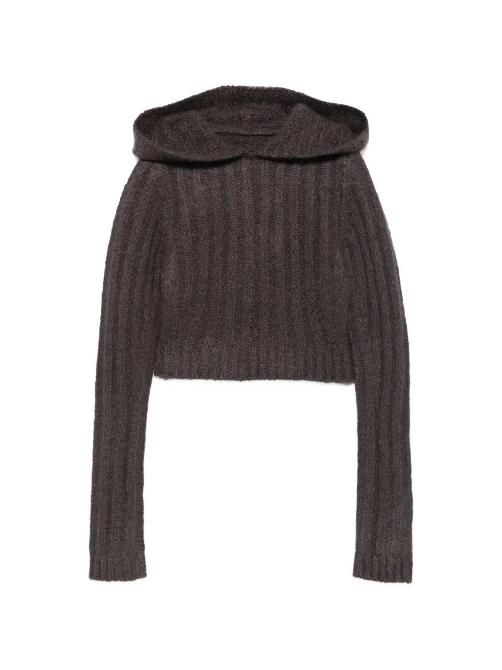 Brown knitwear, front view