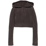 Brown knitwear, front view