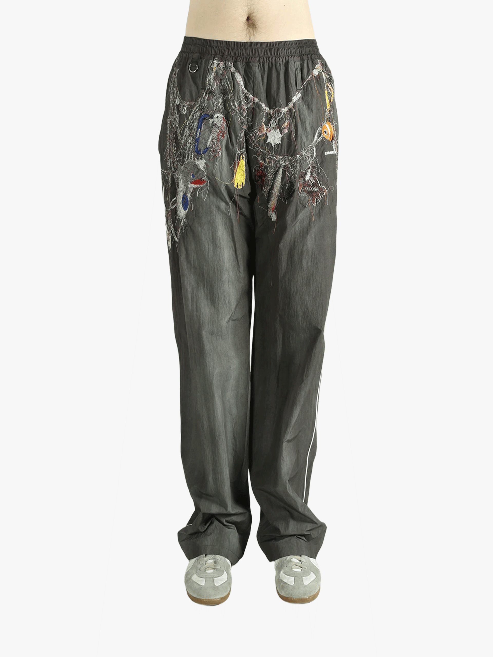 パンツ doublet BREAK UP EMBROIDERY TRACK PANTS DOUBLET - Unisex Embroidered Chain Track Pants – Atelier New York