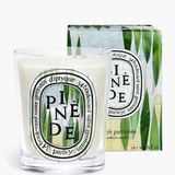 White candle, front view
