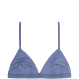 blue bra, front view