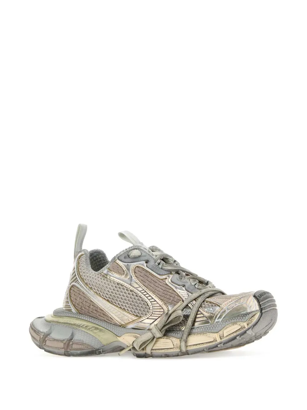 Gray sneaker,side view