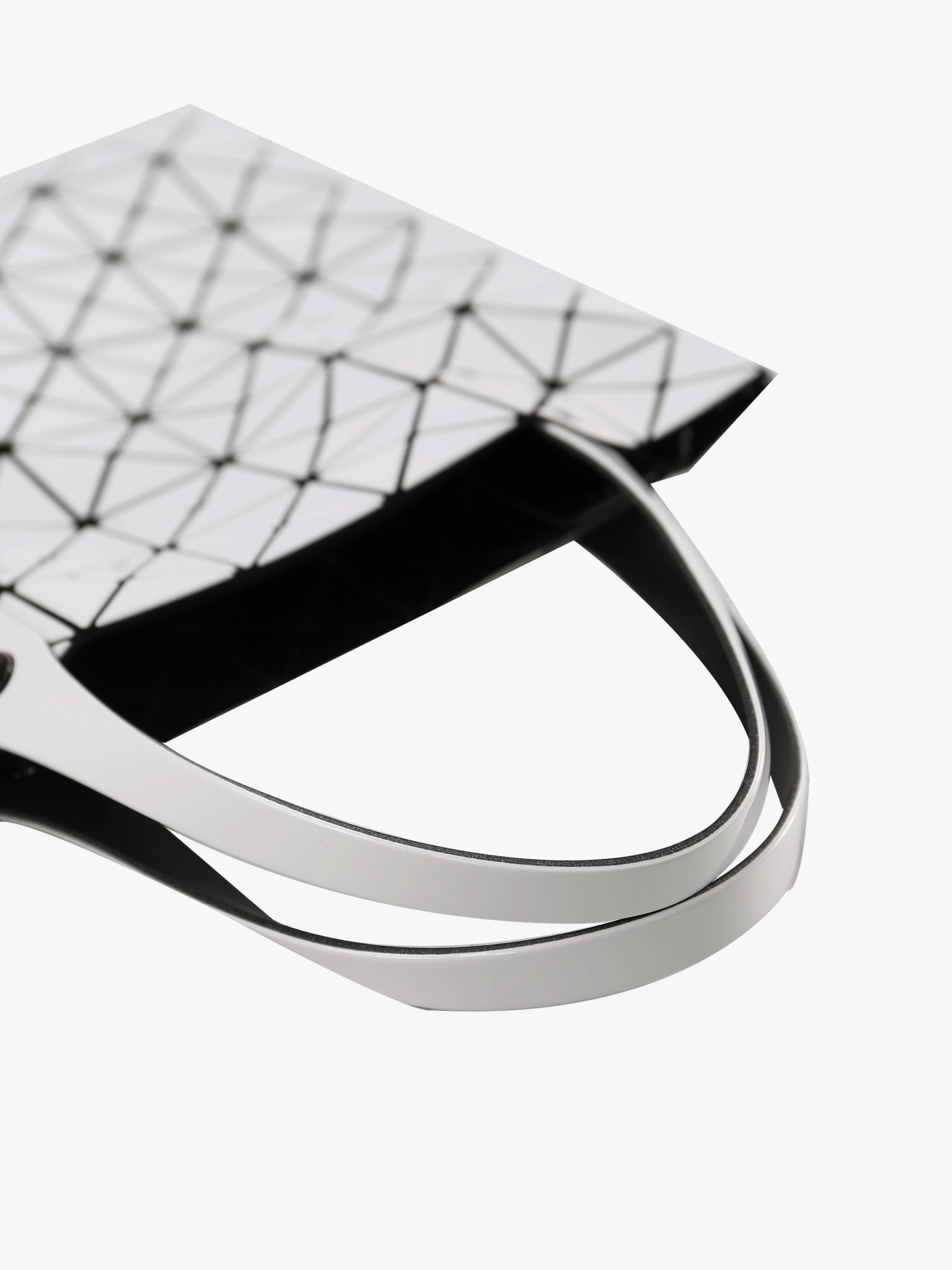 Close up of white bag