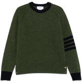 green knitwear, front view