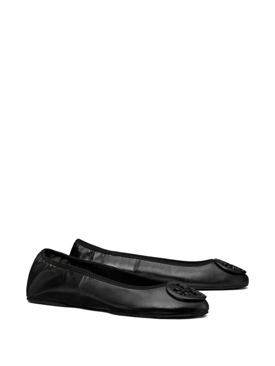 Black sandals, side view