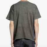 Grey t-shirt, full body view