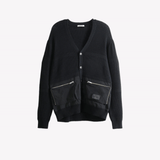 Black knitwear, front view