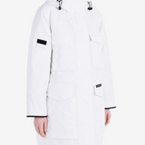 White jacket, full body view