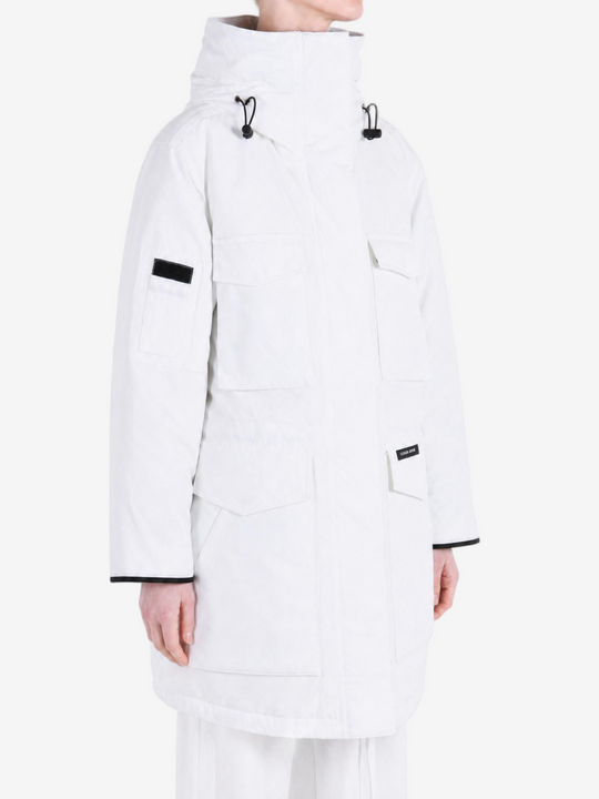 White jacket, full body view