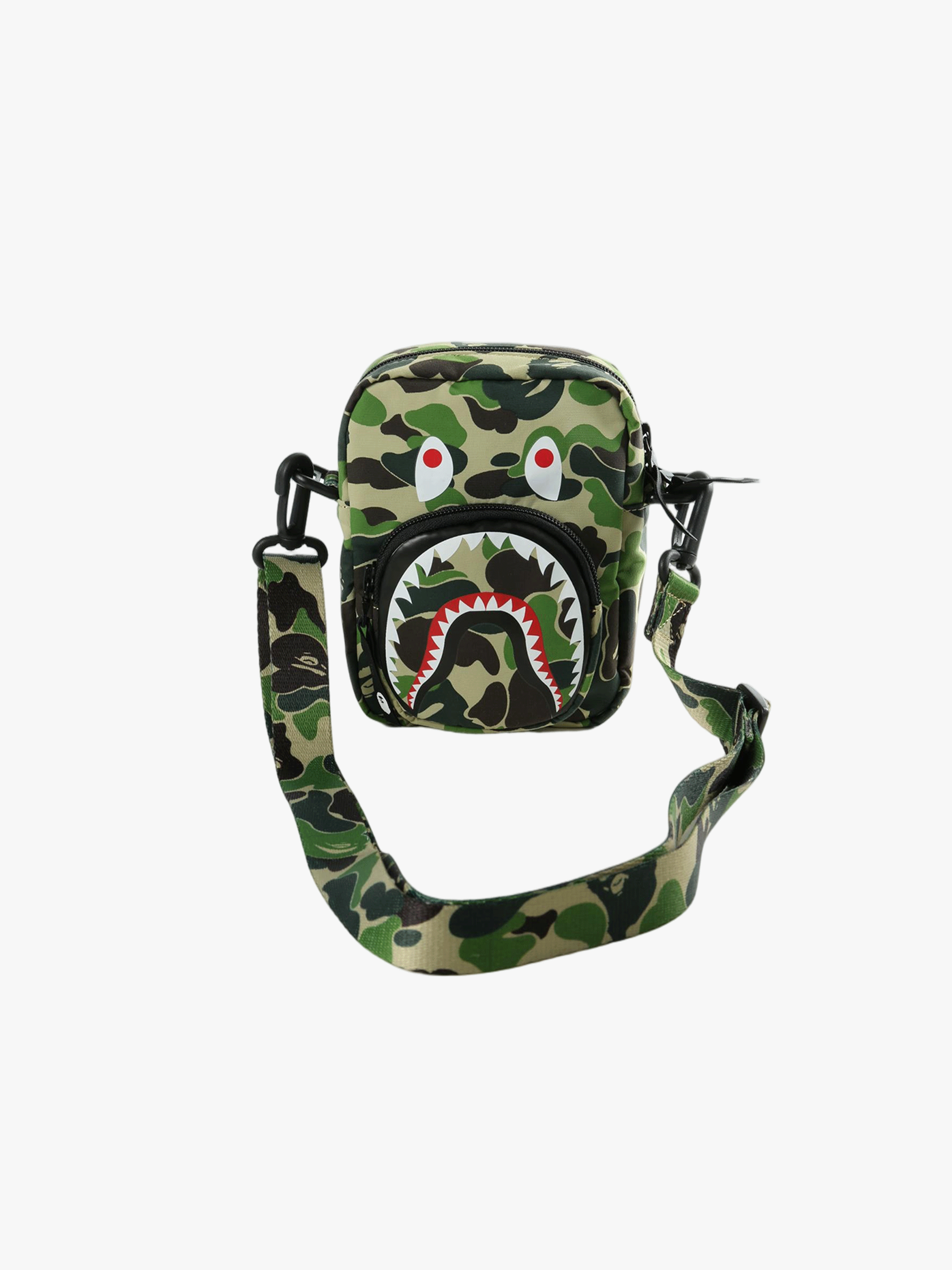 Green bag, front view