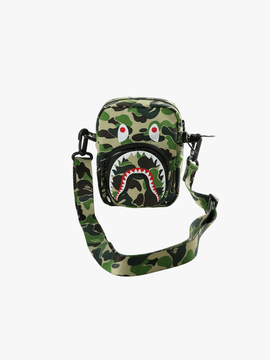 Green bag, front view