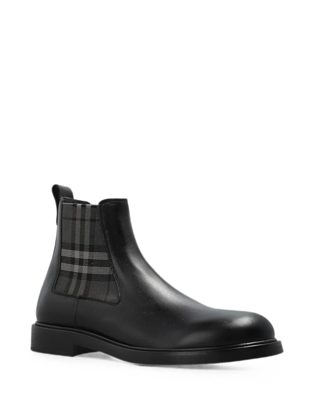 Black boots, front view