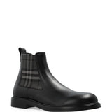 Black boots, front view