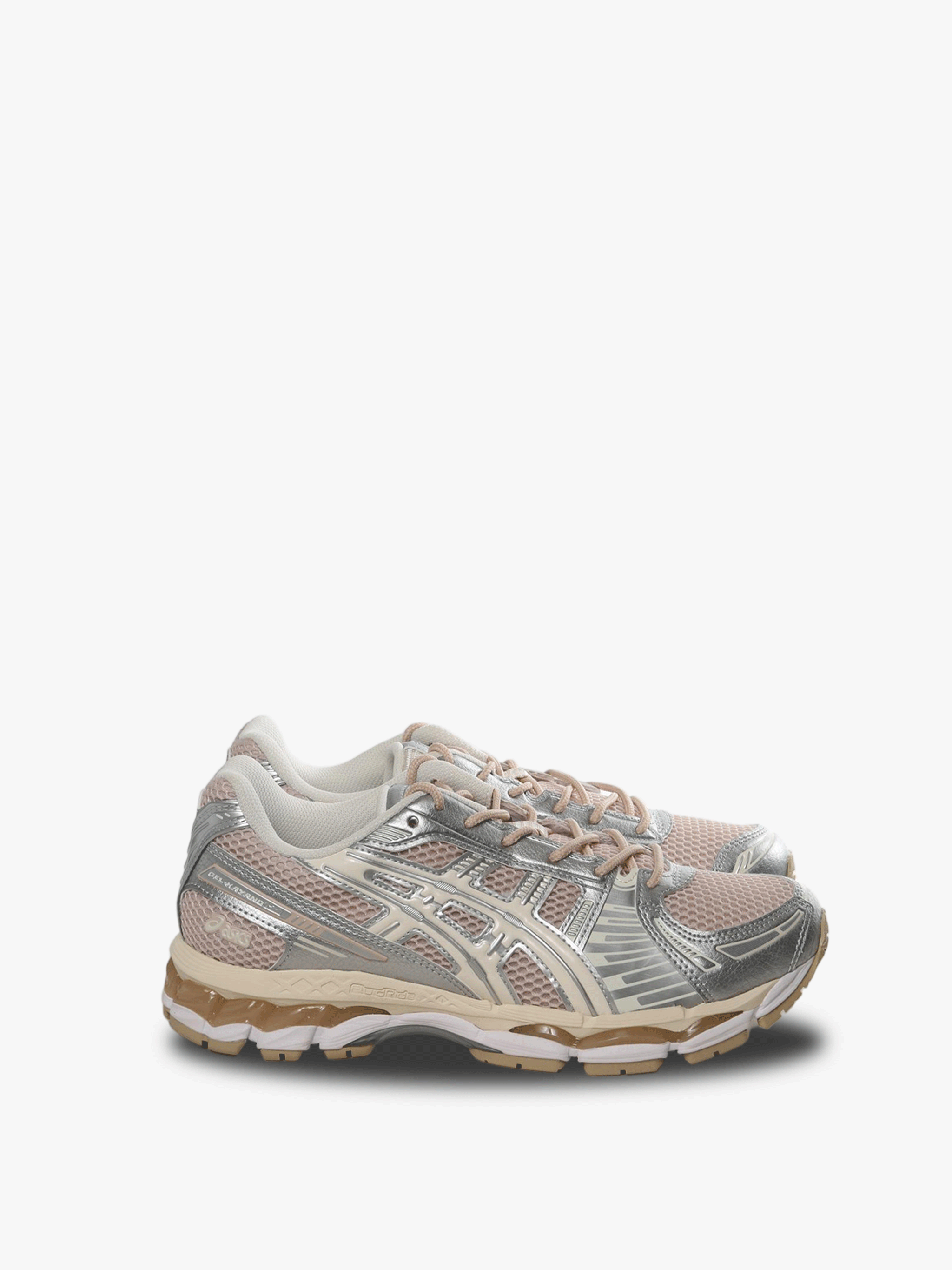 Grey sneakers, front view