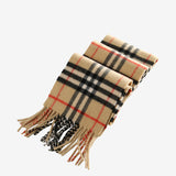 Tan scarf, side view