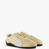 Tan shoes, front view
