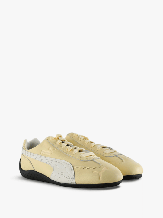 Tan shoes, front view
