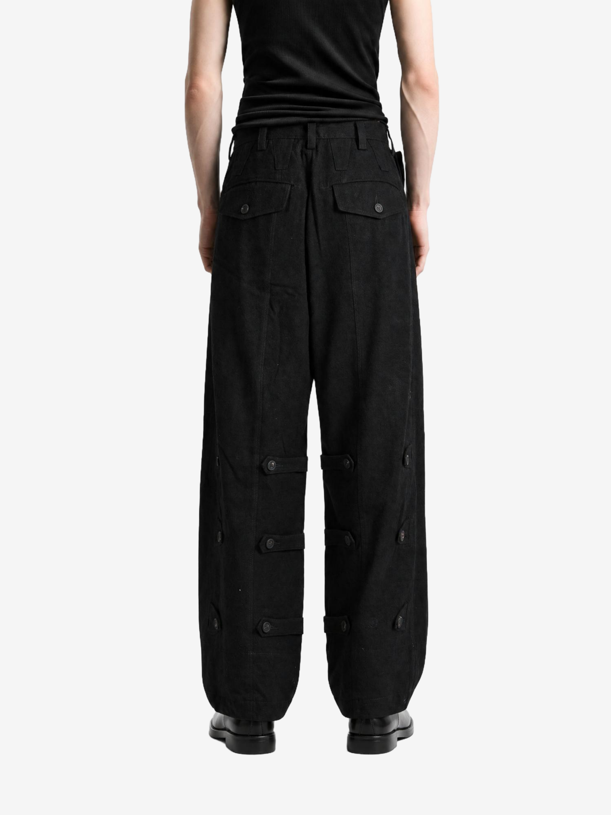 Black pants, front view