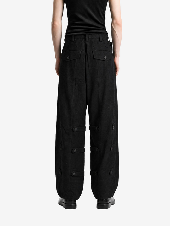 Black pants, front view