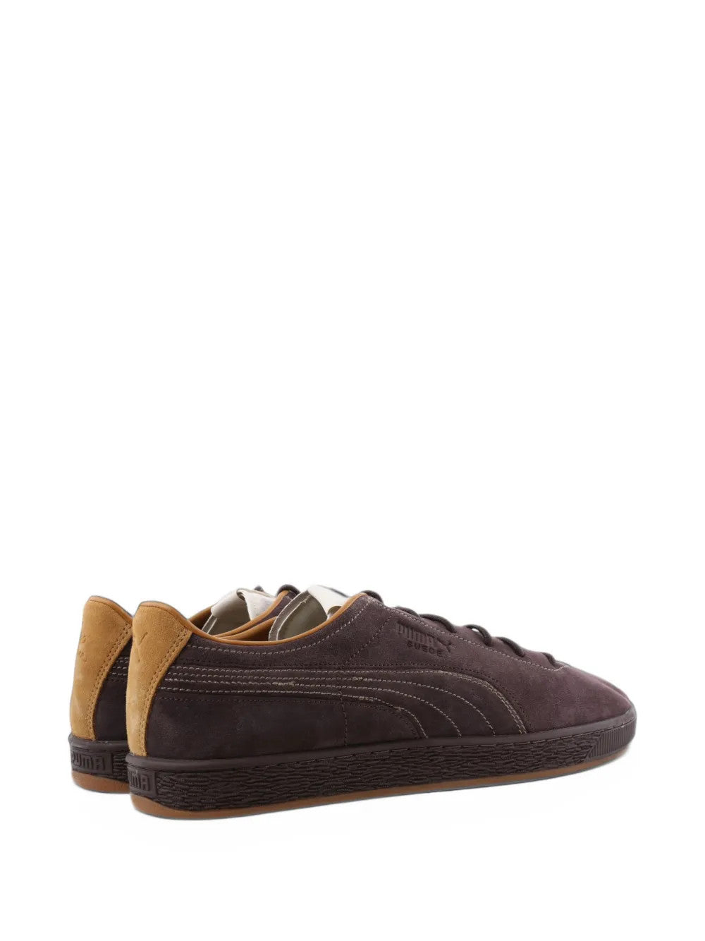 Brown shoes, side view