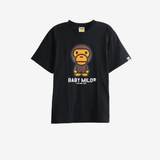 Black t-shirt, front view
