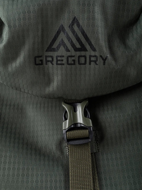 Close up of Green bag, showing detail