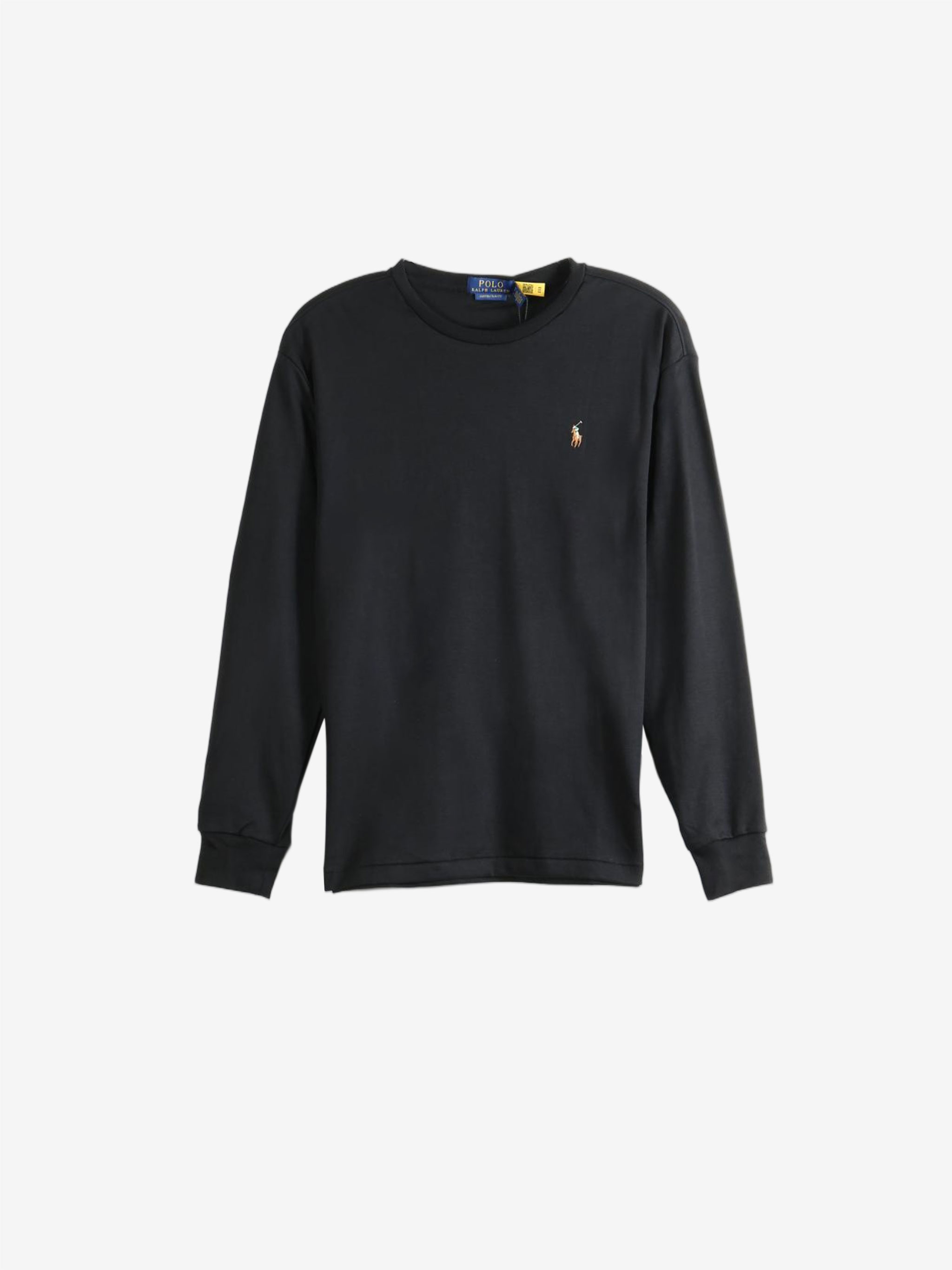 Black t-shirt, front view
