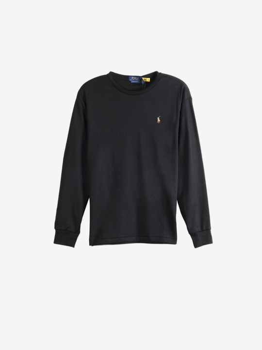 Black t-shirt, front view