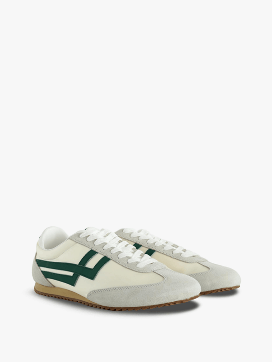 Green shoes, front view