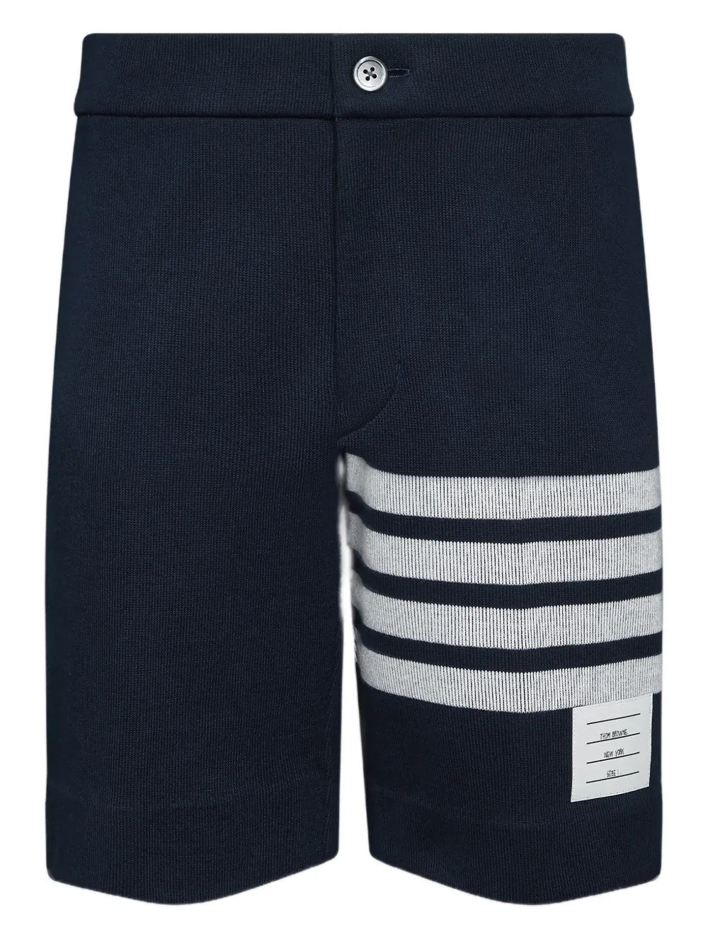Navy shorts, front view