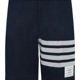 Navy shorts, front view