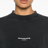 ALEXANDER WANG - Unisex Logo Print Long Sleeve Tee