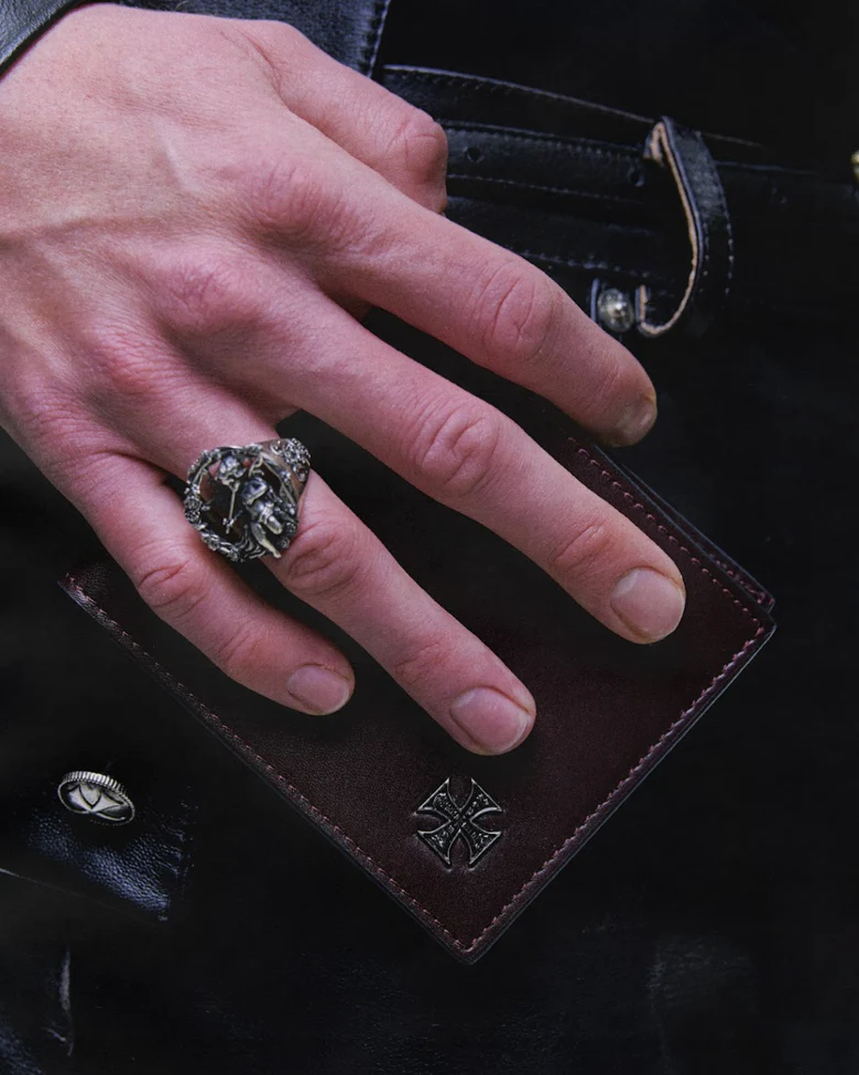 Close up of Black jewelry, showing detail