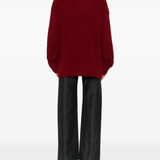 Red coat,full body view