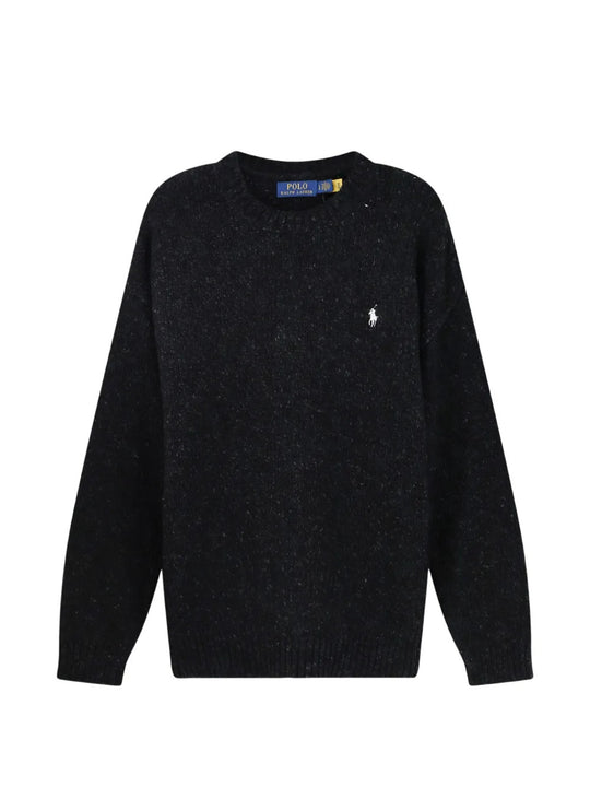 Black knitwear, front view