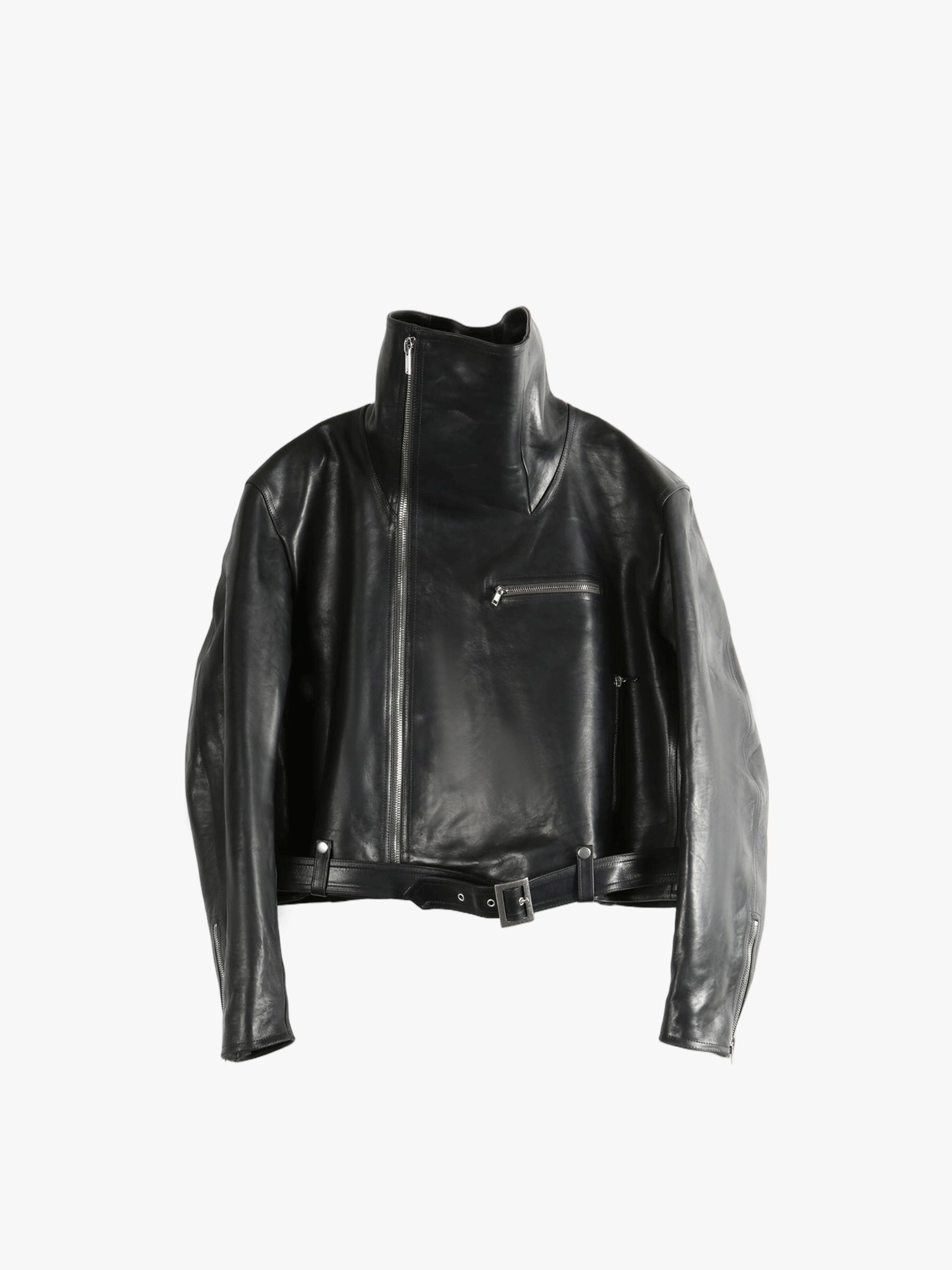 Black jacket, front view