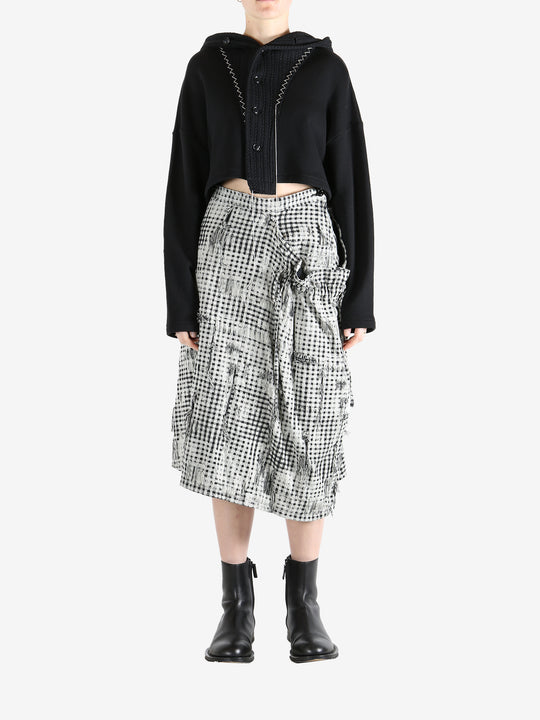 Black coats, full body view