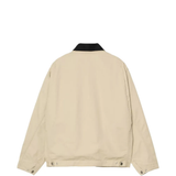 Tan shirts, back view