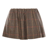 brown skirt, front view