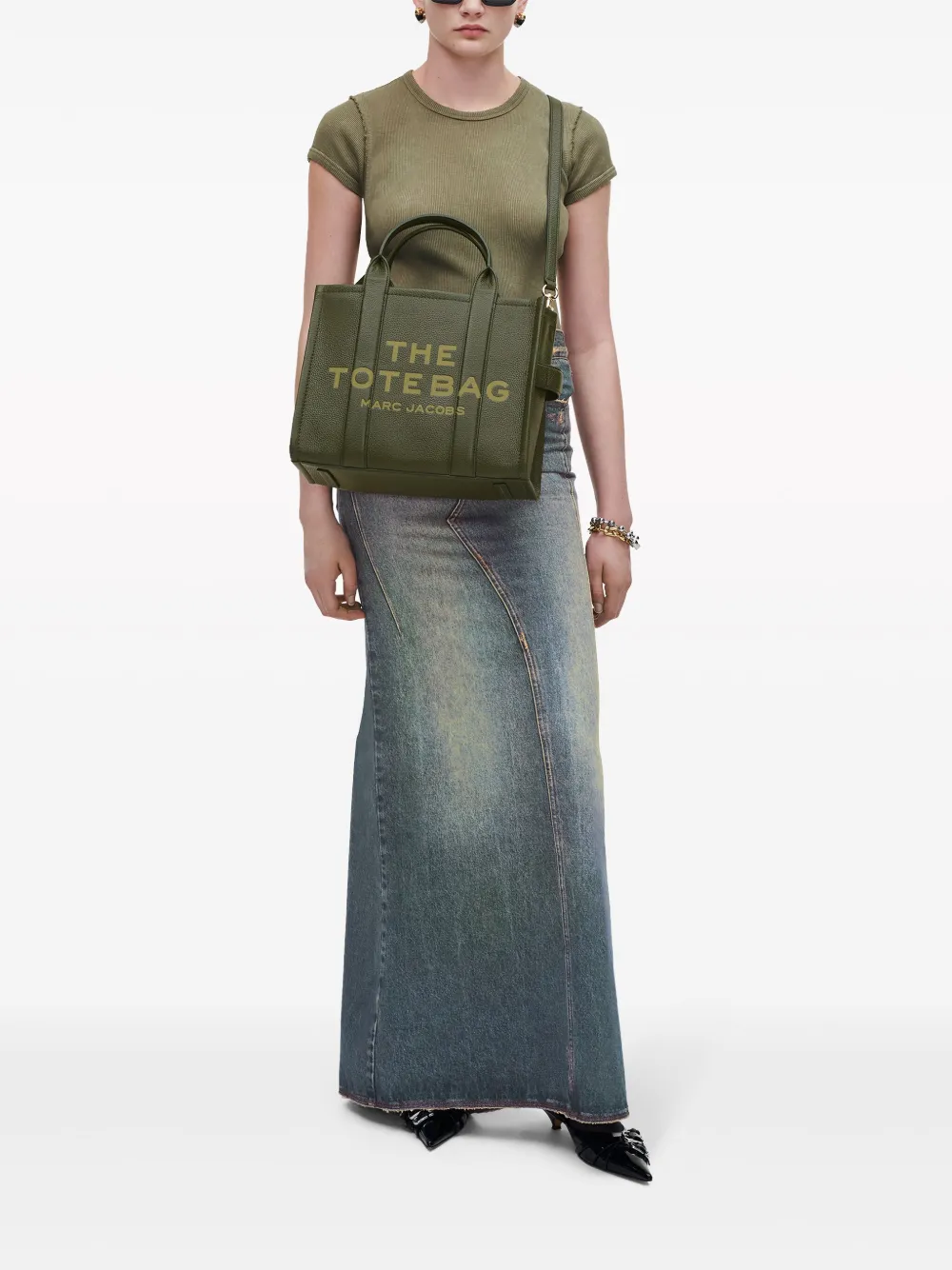 Green bags,front view